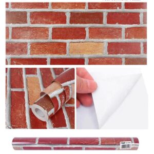 Papel Adhesivo 45 Cm X 10 Mts Ladrillo VA-15226