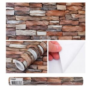 Papel Adhesivo 45cm X 10 Mts Ladrillo VA-15227