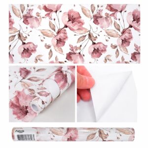 Papel Adhesivo 45cm X 10 Mts Flores VA-15926 Mate