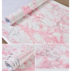 Papel Adhesivo 45 Cm X 10 Mts Mármol Rosa VA-15241