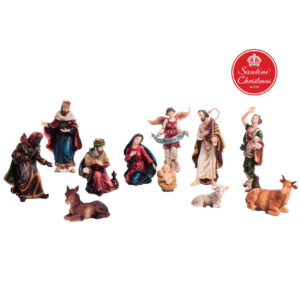 Pesebre De 15 Cm Con 11 Pz