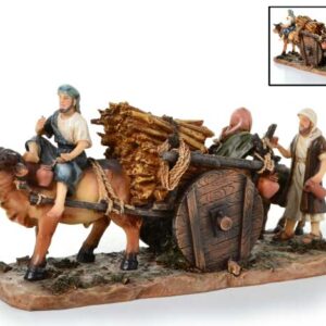 Figura De Aldeanos Para Pesebre 14 Cm