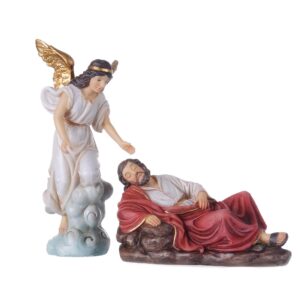 San José Dormidos Con Ángel De 15 Cm