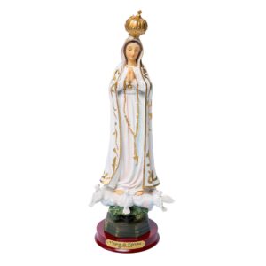 Virgen De Fátima Palomas De 20 Cm