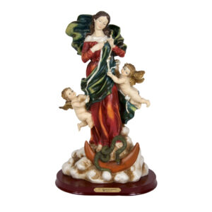 Virgen Desatanudos De 8 Cm En Marmolina