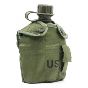 Cantimplora Táctica Militar Con Vaso