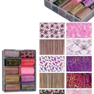 Papel Decorativo Para Uñas X 10 Unidades