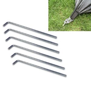 Estacas Para Carpas Anclaje X 6 Unidades Delgadas