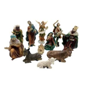 Pesebre De 15 Cm Con 11 Pz