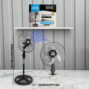 💥VENTILADOR 2 EN 1 HOME ELEMENTS MAXI FLOW HEMFE2PP18N💥 ¡NOVEDAD! 💚