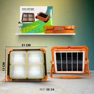 LINTERNA CON PANEL SOLAR SE 24