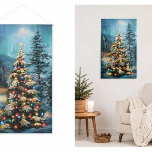 Tapiz De Pared Navideño LED Inteligente