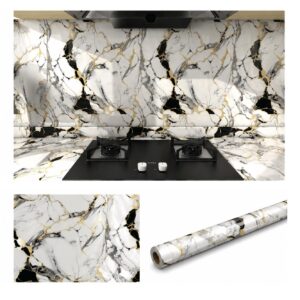 Papel Adhesivo 60 X 10 Mts Brillante Mármol VAK-19014