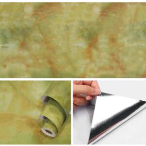 Vinilo Adhesivo Para Pared Mármol Verde De 60 cm x 10 mtsVA-17445