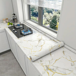 Vinilo Adhesivo Para Pared Mármol De 60 cm x 10 mts VAK-18660