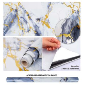 Vinilo Adhesivo Para Pared Mármol De 60 cm x 10 mts VA-18676