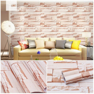 Vinilo Adhesivo Para Pared Ladrillo De 45 cm x 10 mts VA-15202