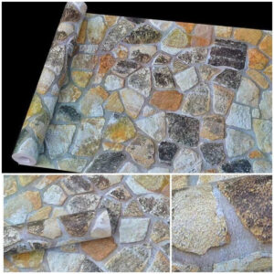 Vinilo Adhesivo Para Pared Piedra De 45 cm x 10 mts VA-15229