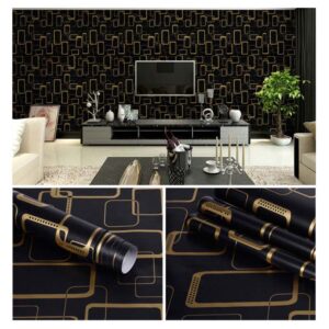 Papel Adhesivo 45 Cm X 10 Mts Negro VA-15289 Mate