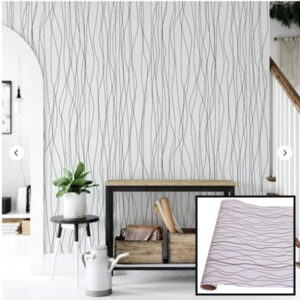 Papel Adhesivo 45 Cm X 10 Mts Blanco VA-15647 Mate