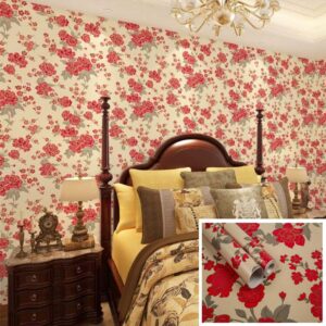 Vinilo Adhesivo Para Pared De 45 cm x 10 mts Rosas VA-15897
