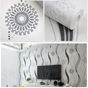 Vinilo Adhesivo Para Pared Blanco De 45 cm x 10 mts VA-15910