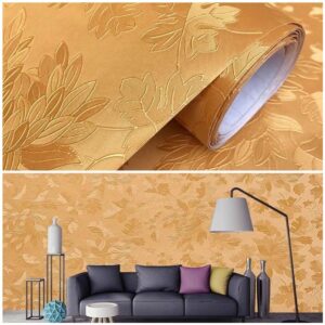 Papel Adhesivo 45 Cm X 10 Mts VA-15914 Dorado Mate