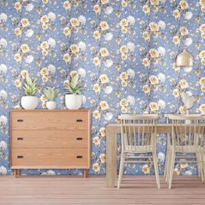 Papel Adhesivo 45cm X 10 Mts Floral VA-15923 Mate