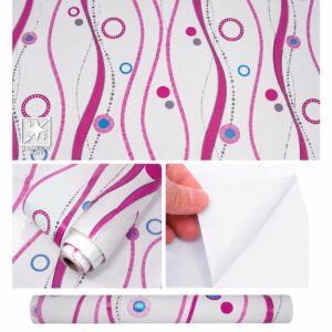 Papel Adhesivo 45 Cm X 10 Mts Lineas VA-16746 Mate