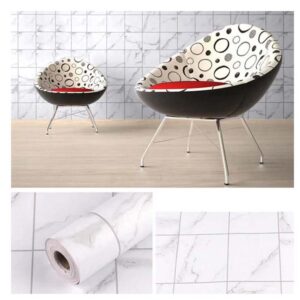 Papel Adhesivo 45 Cm X 10 Mts Blanco VA-16771 Mate