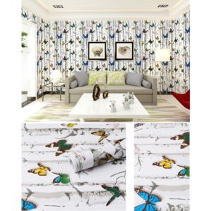 Papel Adhesivo 45 Cm X 10 Mts Mariposas VA-16885 Mate