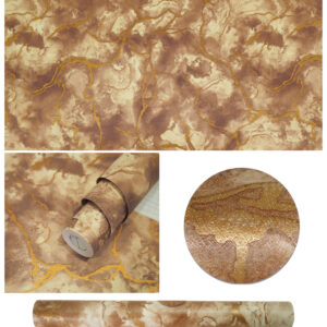 Papel Adhesivo 45 Cm X 10 Mts Mármol Café VA-18093 Mate