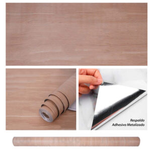 Vinilo Adhesivo Para Pared Madera De 60 cm x 10 mts VA-18692