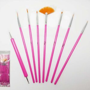 Set De Pinceles Para Manicure