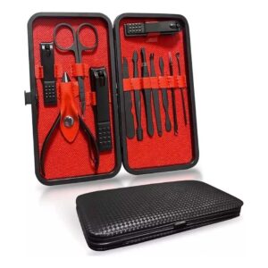 Set De Manicure X 20 Piezas Negro