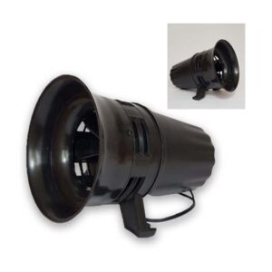 Sirena Megáfono Bocina Altavoz Negra