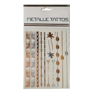 Tatuaje Adhesivo Temporal Adhesivo Grande líneas