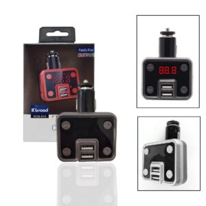 Transmisor Doble FM Bluetooth Y Radio FM Para Automóvil