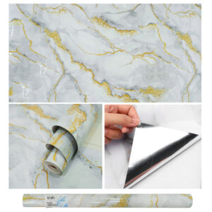 Vinilo Adhesivo Para Pared Mármol De 60 cm x 10 mts VA-17459