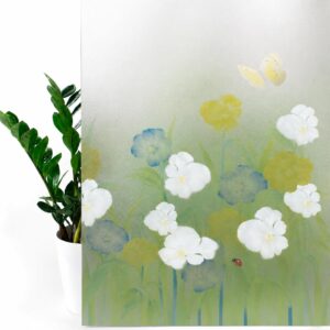 Papel Estilo Vitral Flores 60 x 2 mts NP-61103