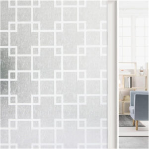 Vinilo Estilo Vitral Cuadro Geo 60 cm x 10 mts