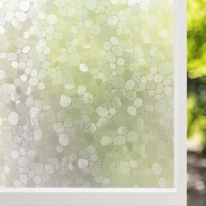 Vinilo Decorativo Estilo Vitral Piedras Pequeñas 90 x 2 mts