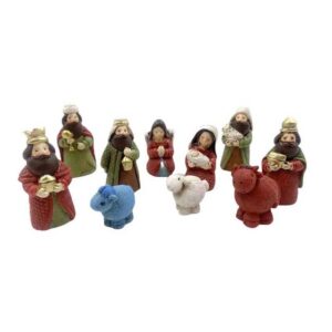 Pesebre De 4 Cm Con 11 Piezas