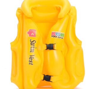 Chaleco Salvavidas Infantil 50 X 47 Cm Amarillo